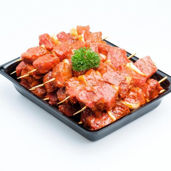 Gemarineerde rundsbrochette