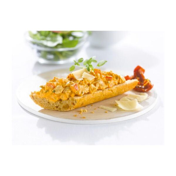 kipsalade met pesto en parmezaan