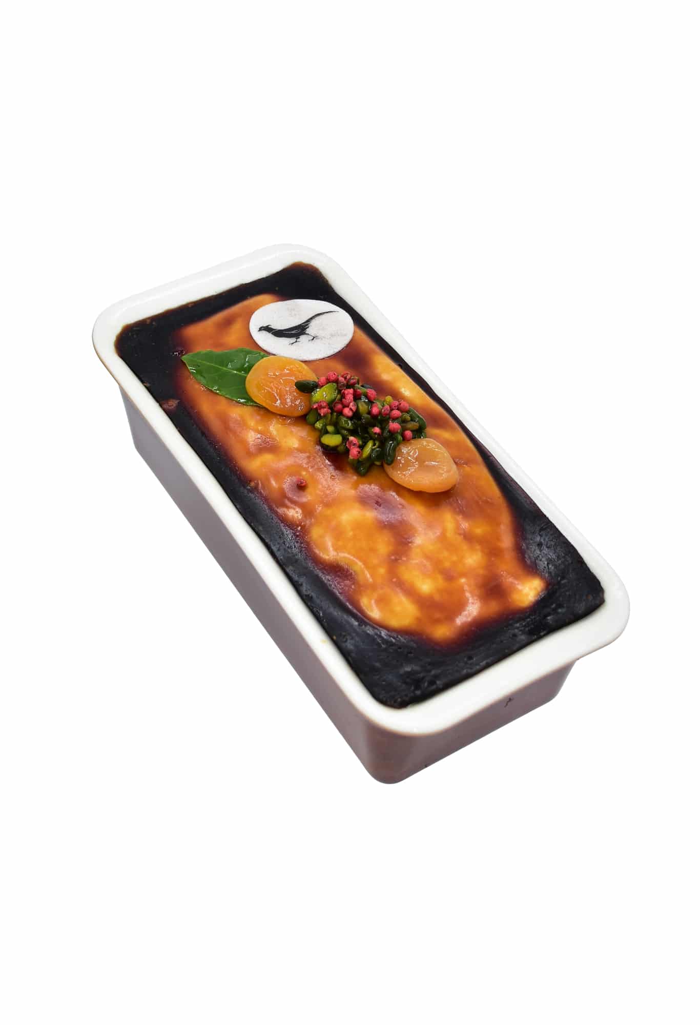 pat&eacute; van fazant met pistachenoten