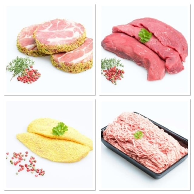 ardeens gebraad familiebiefstuk kippenschnitzel varkensgehakt